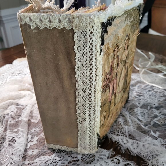 Vintage French Tapestry Junk Journal - Picture 3 of 17